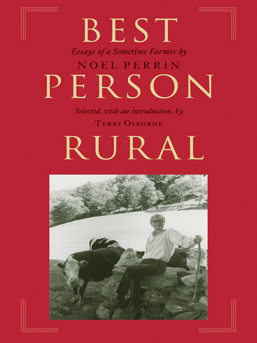 Title details for Best Person Rural by Noel Perrin - Available